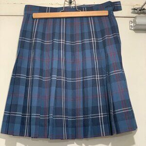VINTAGE RICHARDSON'S WOOL PLEATED PLAID KILT SKIRTS SIZE 28